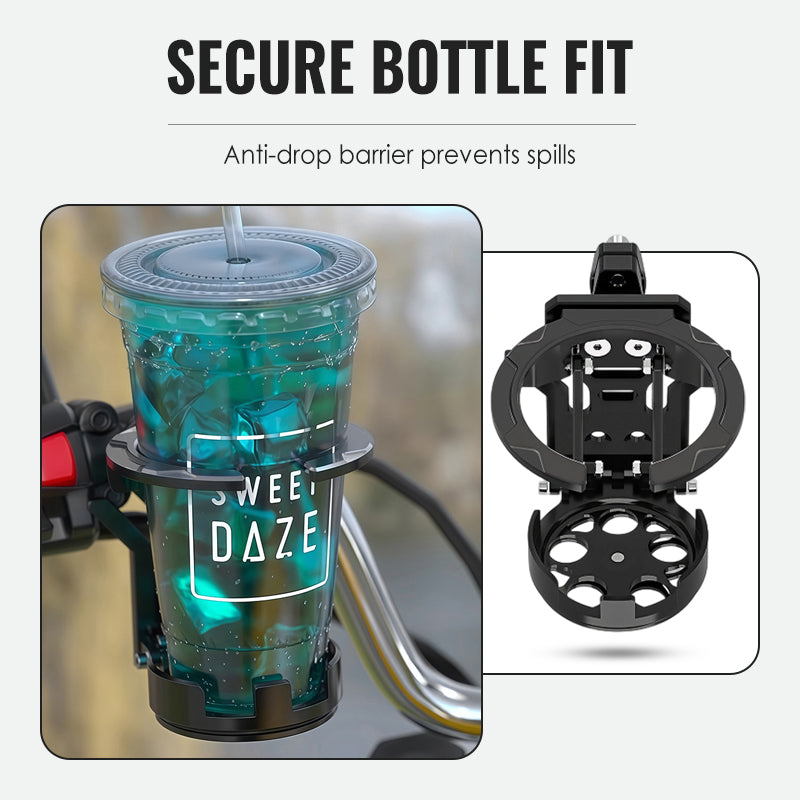 Grip Any Bottle Instantly! No-Drop Foldable Bike Cage