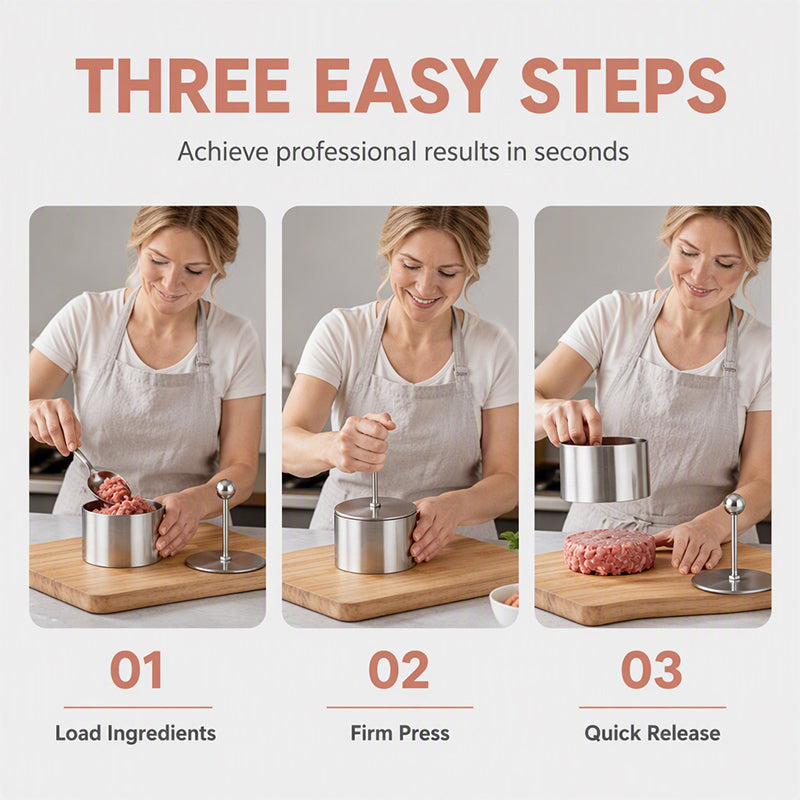 Burger Press – No Stick, No Mess