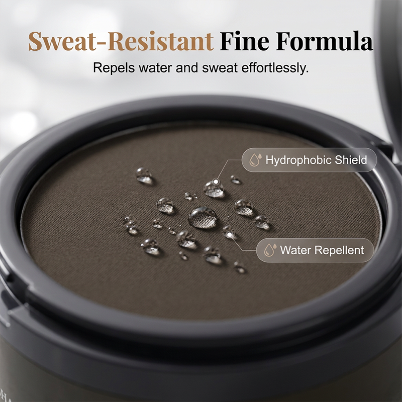 Fill Thinning Edges Instantly! Sweatproof No-Buildup Hairline Powder