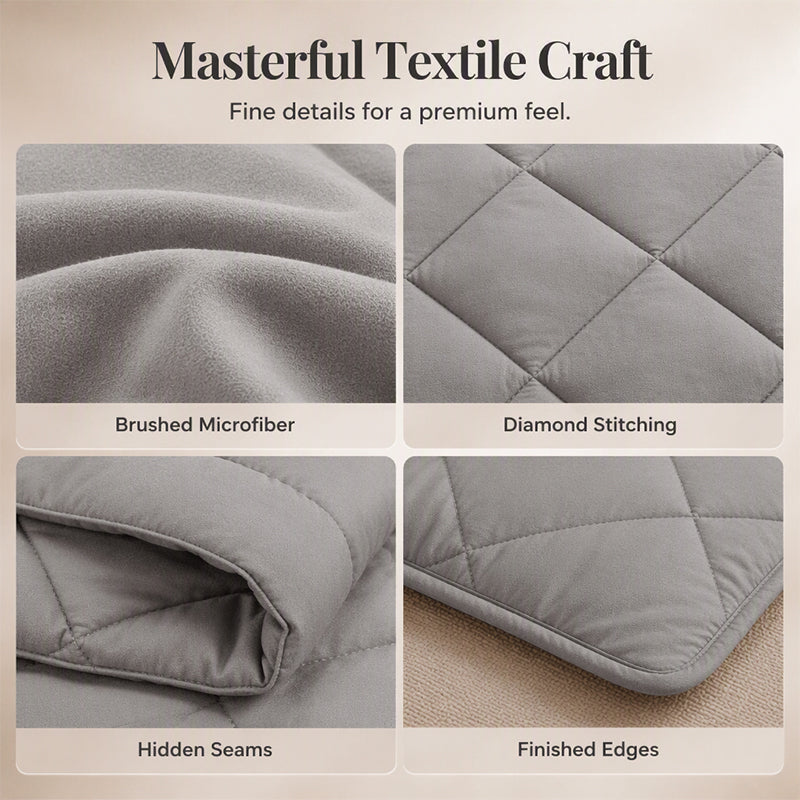 Sleep In Cloud Comfort Instantly! Brushed Microfiber Comforter Set
