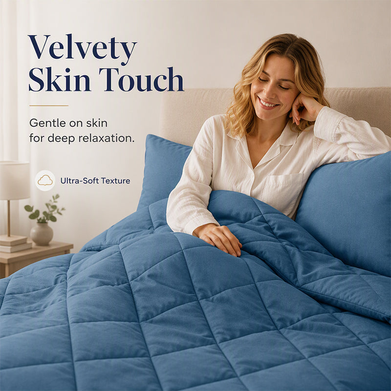 Sleep In Cloud Comfort Instantly! Brushed Microfiber Comforter Set