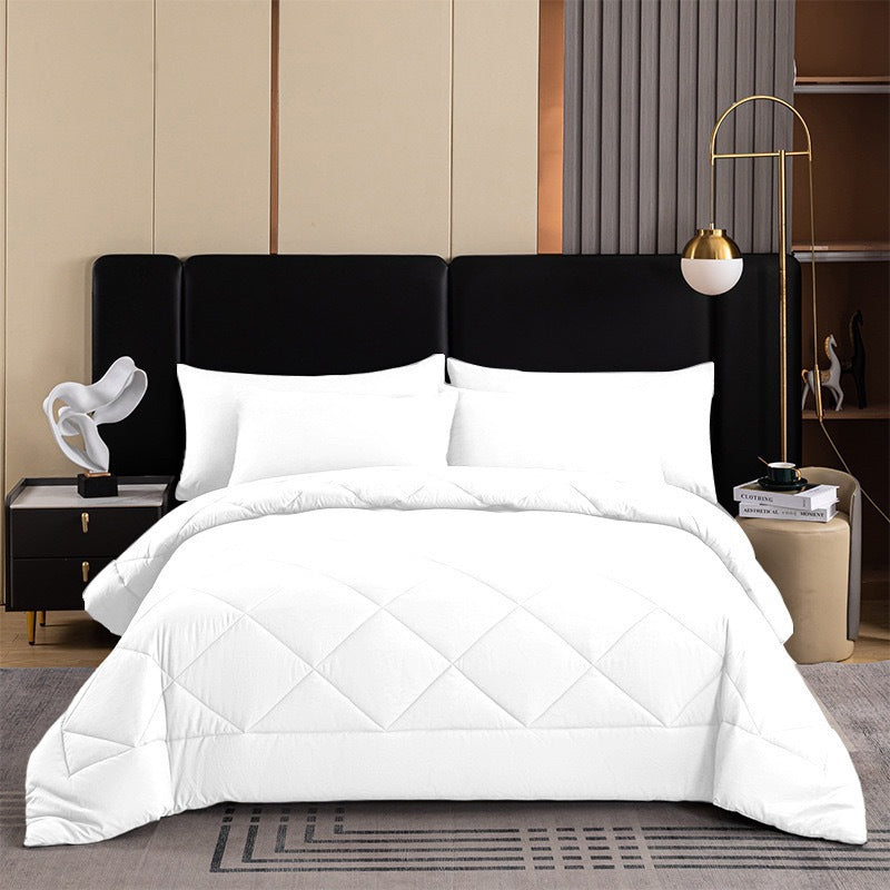 Sleep In Cloud Comfort Instantly! Brushed Microfiber Comforter Set