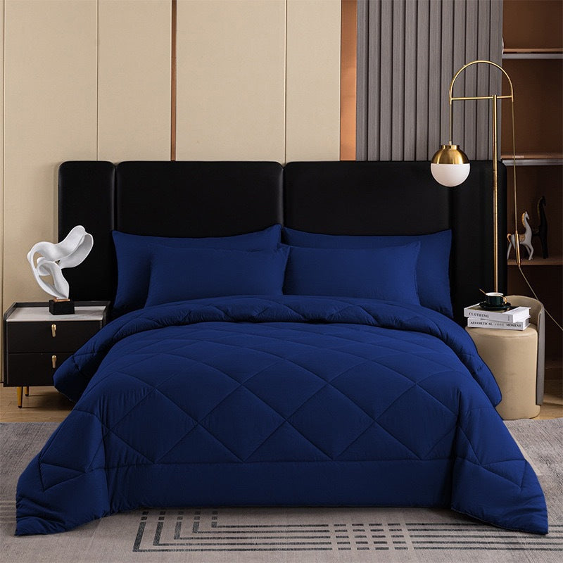 Sleep In Cloud Comfort Instantly! Brushed Microfiber Comforter Set