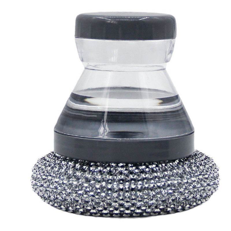 🥳HOT SALE🥳💞10K+ SOLD! Scrub Grease Instantly! No-Scratch Built-In Soap Dish Brush