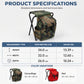 Sit Anywhere, Carry Everything! Heavy-Duty Folding Chair Backpack
