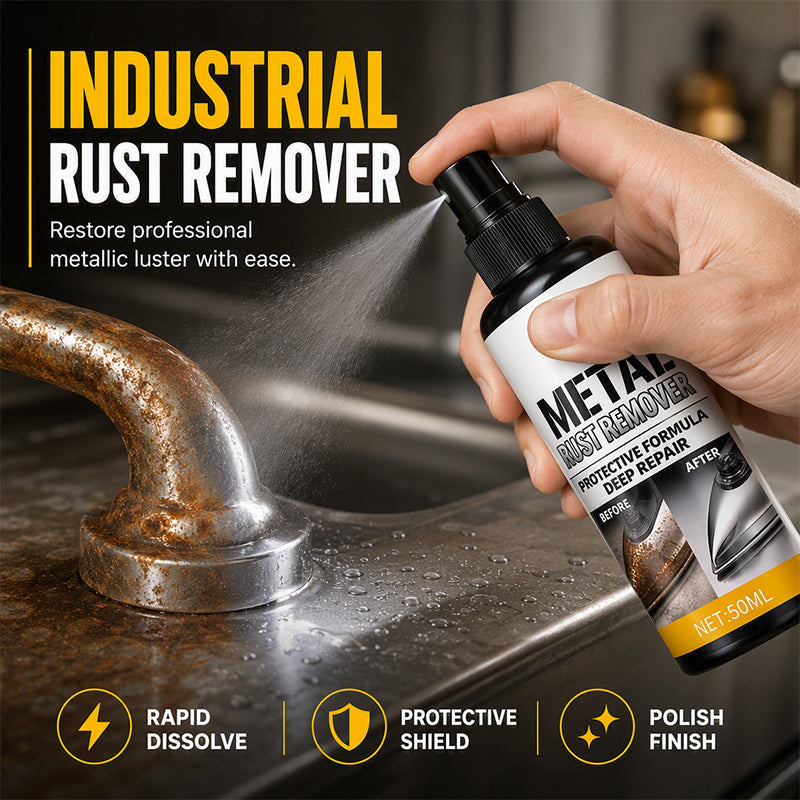 Dissolve Rust Instantly! Industrial-Strength No-Scrub Metal Restorer