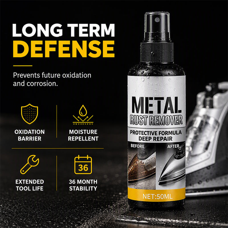 Dissolve Rust Instantly! Industrial-Strength No-Scrub Metal Restorer
