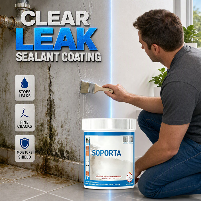 Stop Leaks Instantly! Clear No-Crack Waterproof Sealant