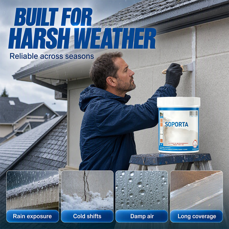 Stop Leaks Instantly! Clear No-Crack Waterproof Sealant