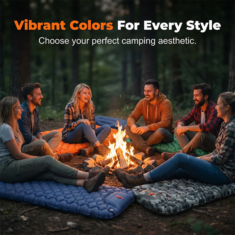 Inflate in 30 Seconds! Pocket-Sized No-Pump Camping Mat
