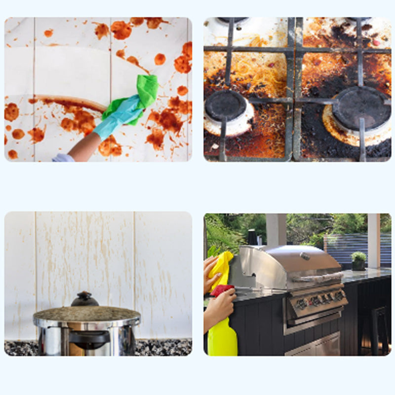 Stop Oil Splatter Instantly! Foldable No-Scrub Stove Shield