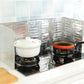 Stop Oil Splatter Instantly! Foldable No-Scrub Stove Shield