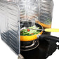 Stop Oil Splatter Instantly! Foldable No-Scrub Stove Shield