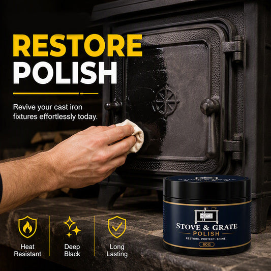 Restore Black Finish Instantly! Heat-Proof No-Peel Stove Polish