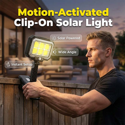 Light Up Anywhere Instantly! No-Wiring Clip-On Solar Light