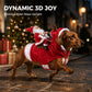 Funny Christmas Dog Reindeer Riding Costume