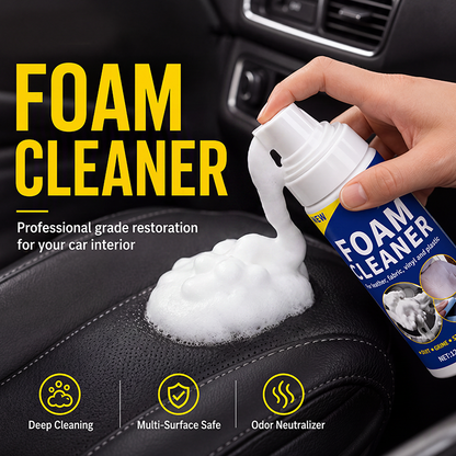 Clean Every Car Surface Instantly! pH-Neutral No-Drip Foam Spray