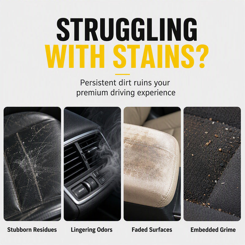 Clean Every Car Surface Instantly! pH-Neutral No-Drip Foam Spray