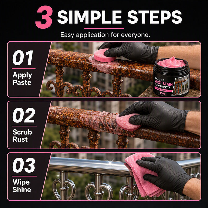 Erase Rust Instantly! Mirror-Shine No-Scrub Metal Polish