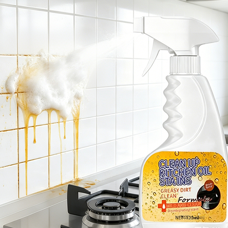 Cut Grease Instantly! No-Scrub Gentle Kitchen Degreaser Spray
