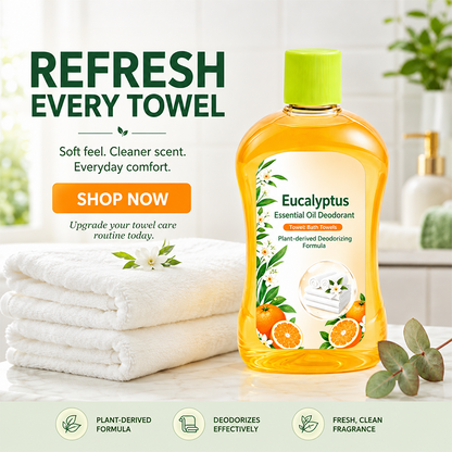 Refresh Towels Instantly! Enzyme No-Odor Soft-Fiber Cleaner