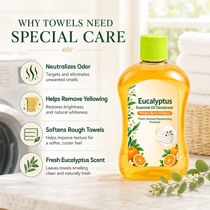 Refresh Towels Instantly! Enzyme No-Odor Soft-Fiber Cleaner