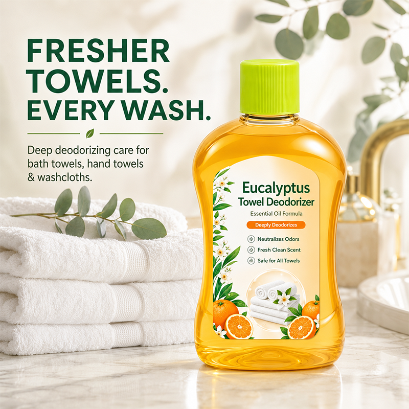 Refresh Towels Instantly! Enzyme No-Odor Soft-Fiber Cleaner