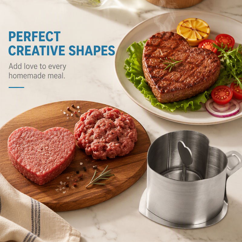 🔥Stainless Steel Dessert Mold and Press Set