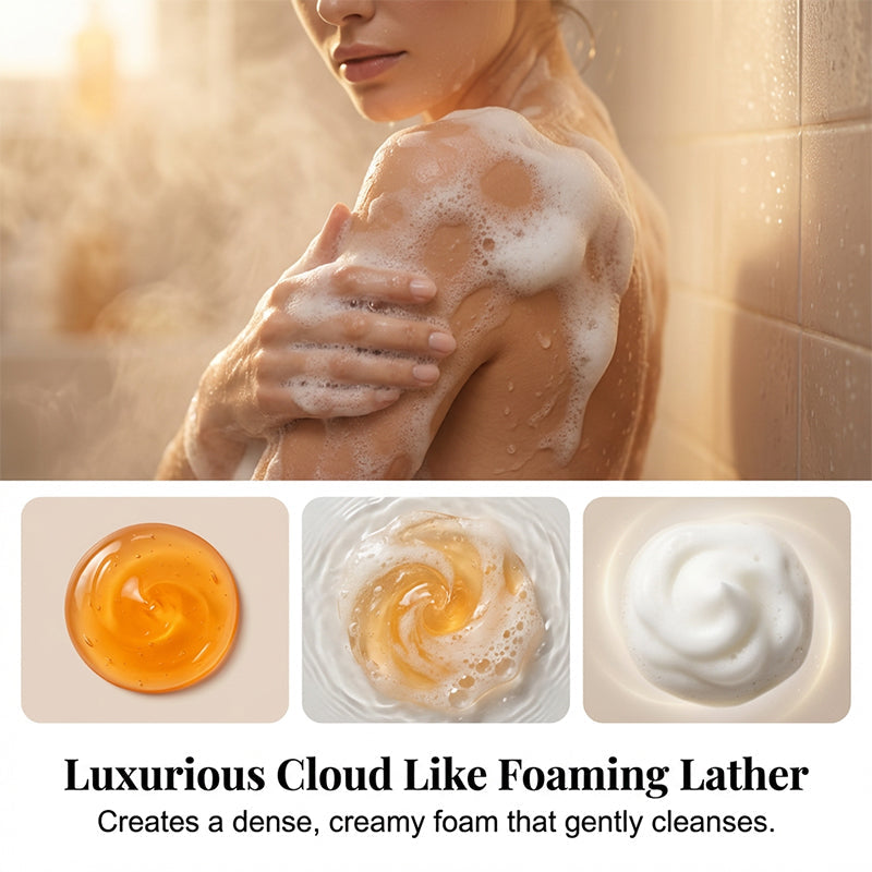 Brighten Skin Instantly! Cloud-Foam Hydrating Body Wash