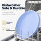 Serve Any Meal Anywhere! Unbreakable Dishwasher-Safe Wheat Plates