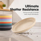 Serve Any Meal Anywhere! Unbreakable Dishwasher-Safe Wheat Plates