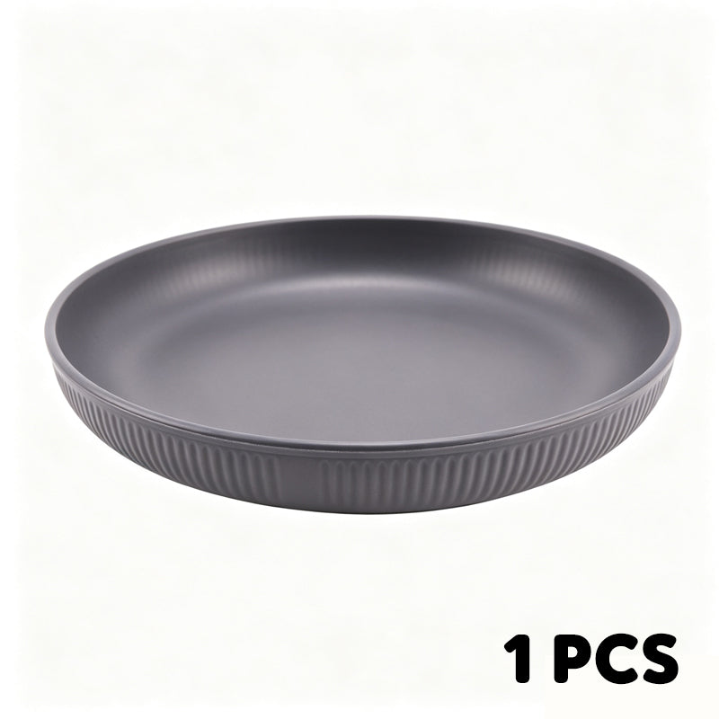 Serve Any Meal Anywhere! Unbreakable Dishwasher-Safe Wheat Plates