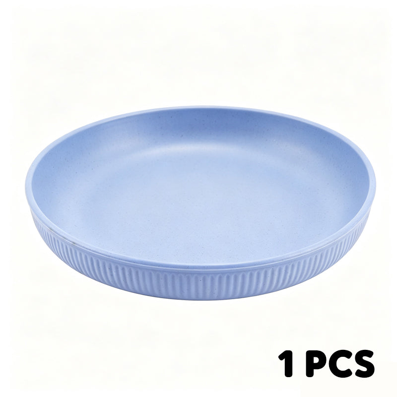 Serve Any Meal Anywhere! Unbreakable Dishwasher-Safe Wheat Plates