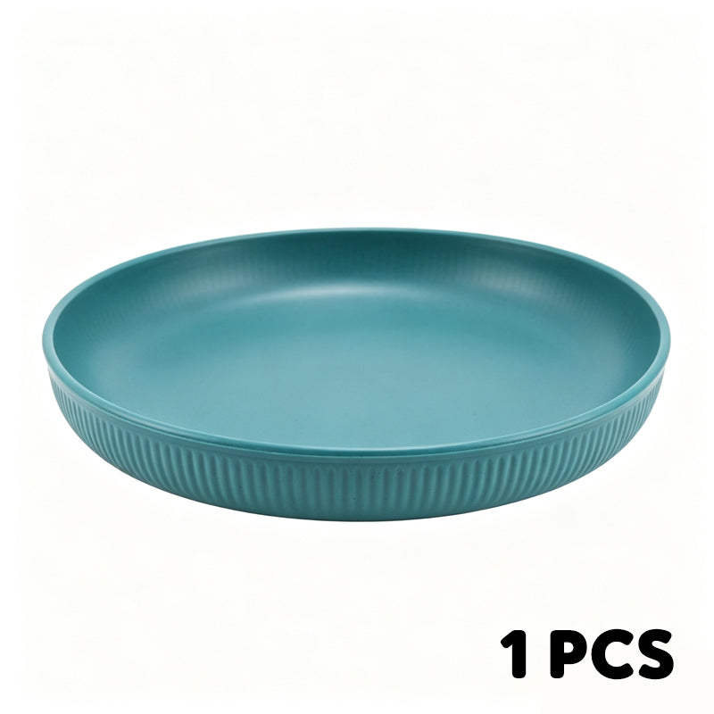 Serve Any Meal Anywhere! Unbreakable Dishwasher-Safe Wheat Plates