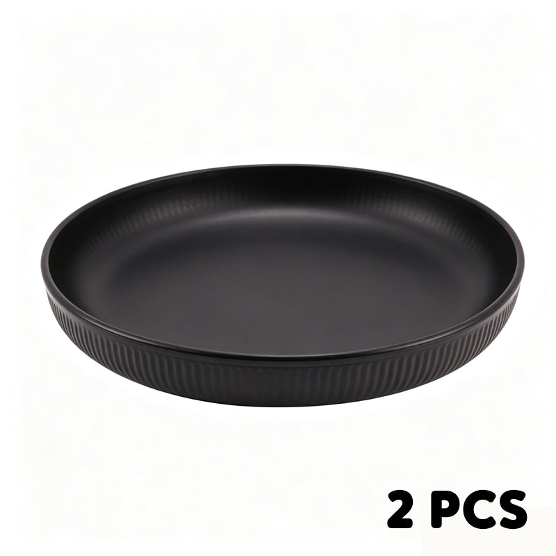 Serve Any Meal Anywhere! Unbreakable Dishwasher-Safe Wheat Plates