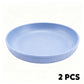 Serve Any Meal Anywhere! Unbreakable Dishwasher-Safe Wheat Plates