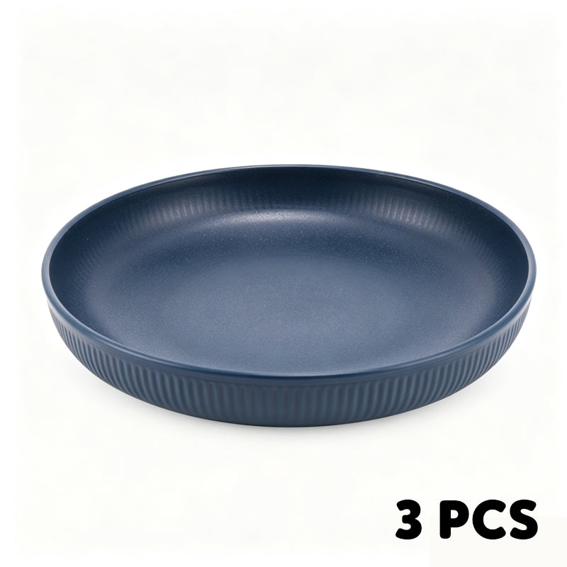 Serve Any Meal Anywhere! Unbreakable Dishwasher-Safe Wheat Plates
