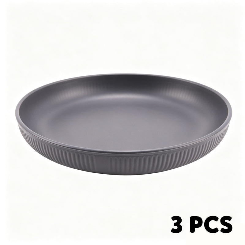 Serve Any Meal Anywhere! Unbreakable Dishwasher-Safe Wheat Plates