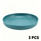 Serve Any Meal Anywhere! Unbreakable Dishwasher-Safe Wheat Plates