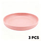 Serve Any Meal Anywhere! Unbreakable Dishwasher-Safe Wheat Plates