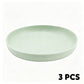 Serve Any Meal Anywhere! Unbreakable Dishwasher-Safe Wheat Plates