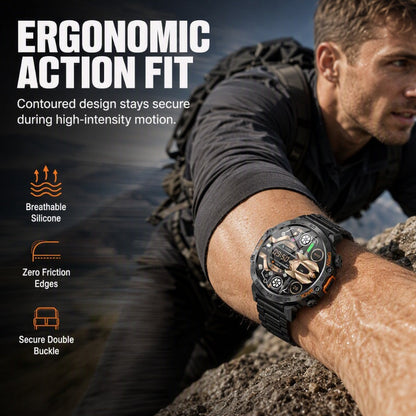 Answer Calls & Light Up Instantly! Rugged Adventure Watch