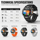 Answer Calls & Light Up Instantly! Rugged Adventure Watch