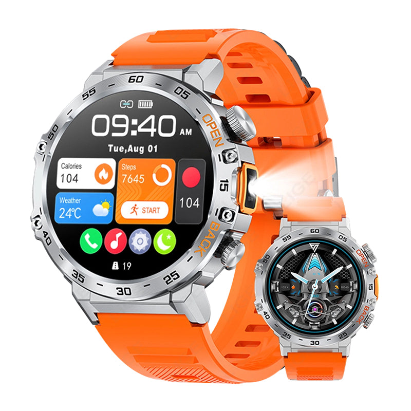 Answer Calls & Light Up Instantly! Rugged Adventure Watch