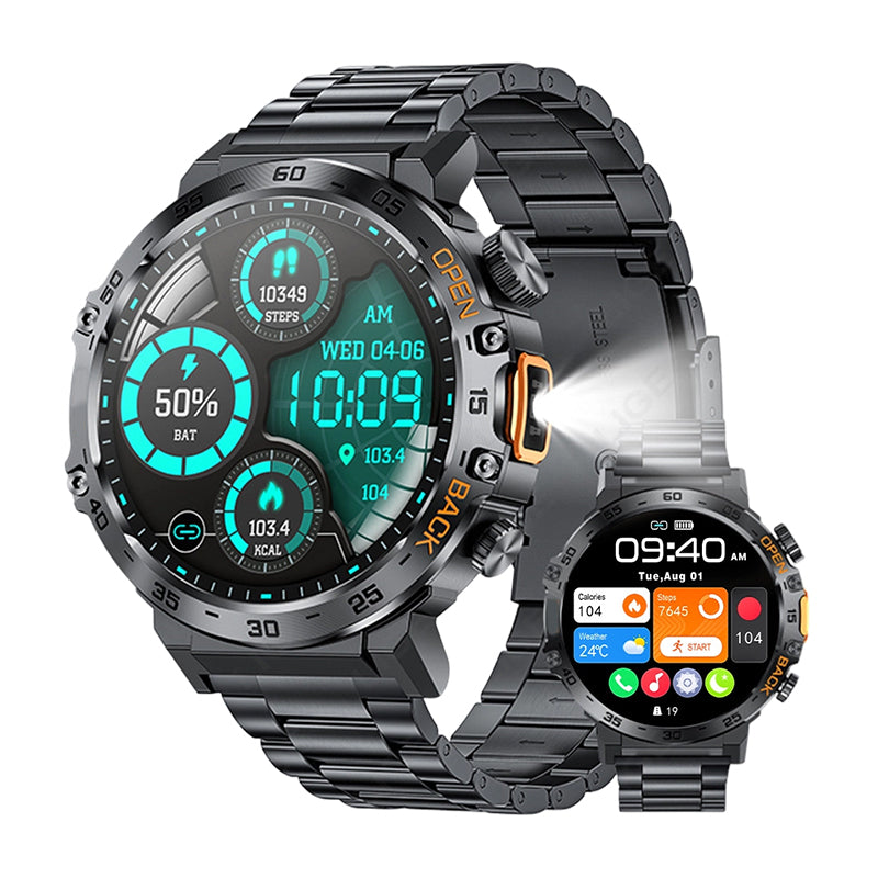 Answer Calls & Light Up Instantly! Rugged Adventure Watch