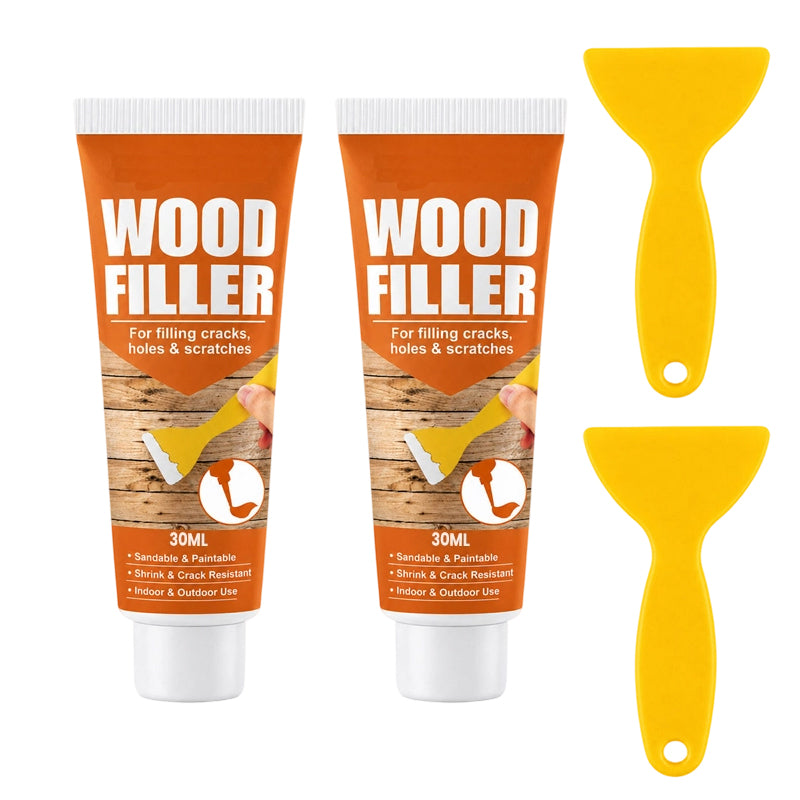 Fill Wood Gaps Instantly! Paintable No-Shrink Repair Filler