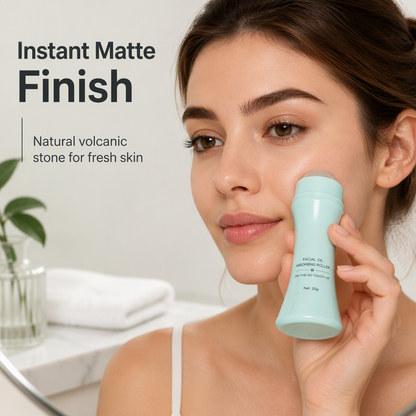 Mattify Shine Instantly! 360° No-Makeup-Disturb Oil Roller
