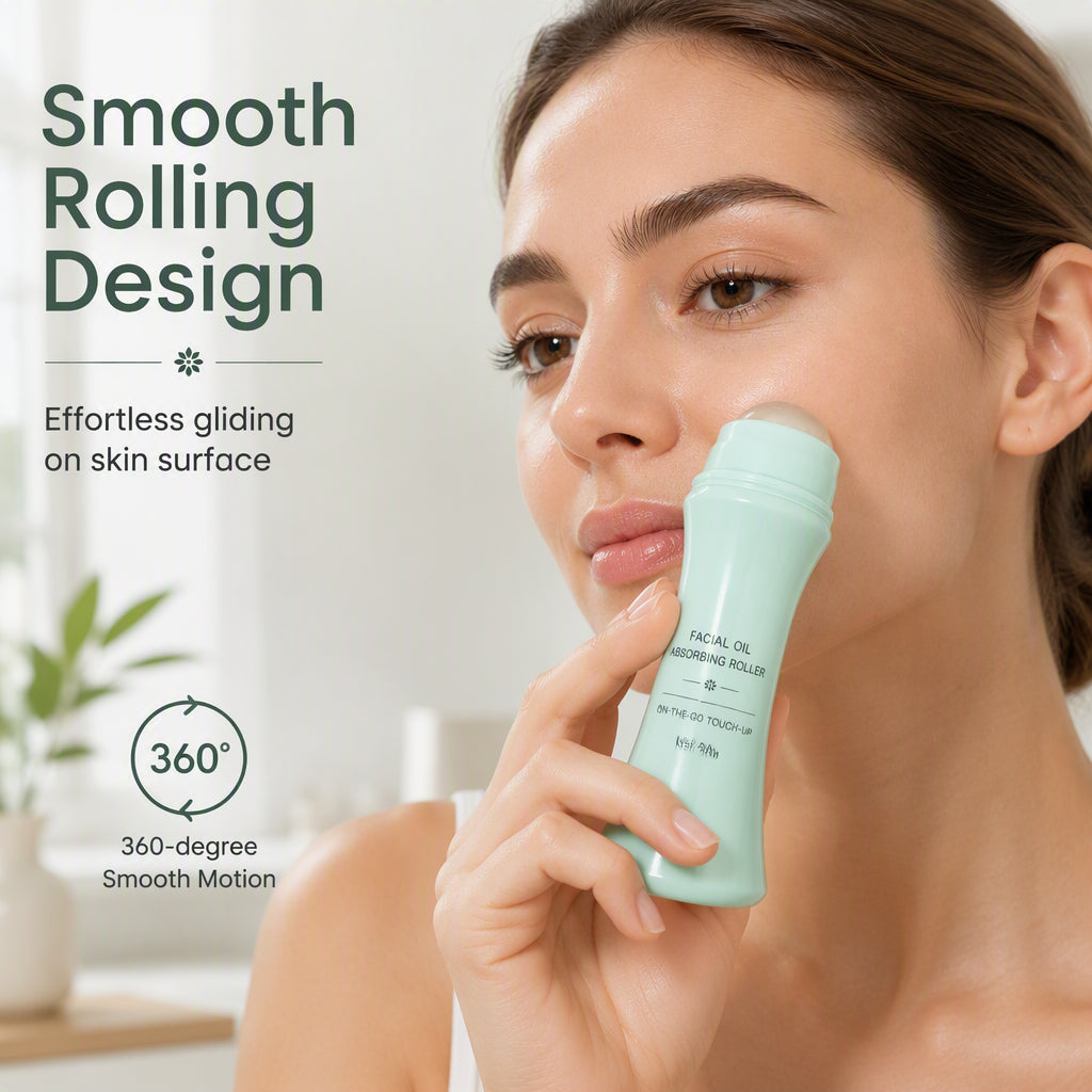 Mattify Shine Instantly! 360° No-Makeup-Disturb Oil Roller
