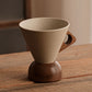 Sip in Style Instantly! No-Slip Rustic Wood-Handle Mug