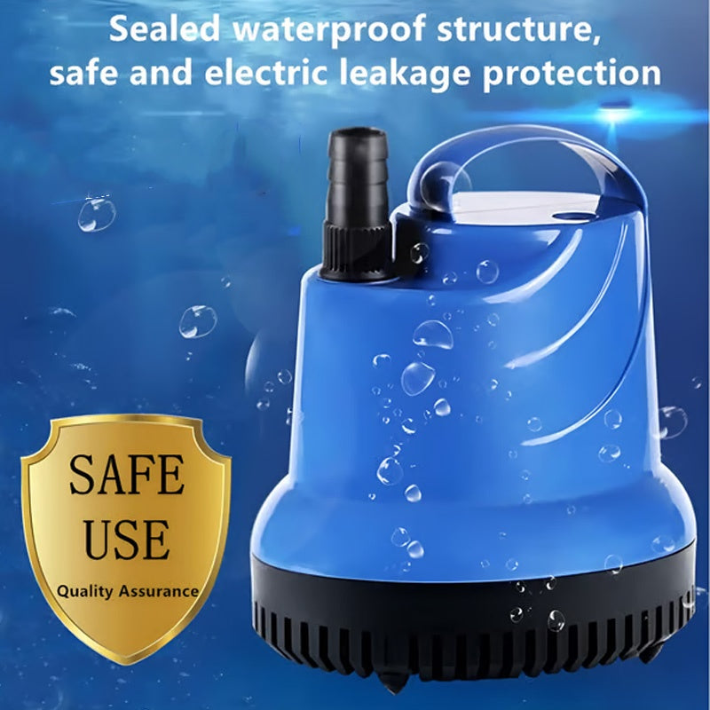 Filter Any Tank Instantly! 360° No-Leak Quiet Aquarium Pump